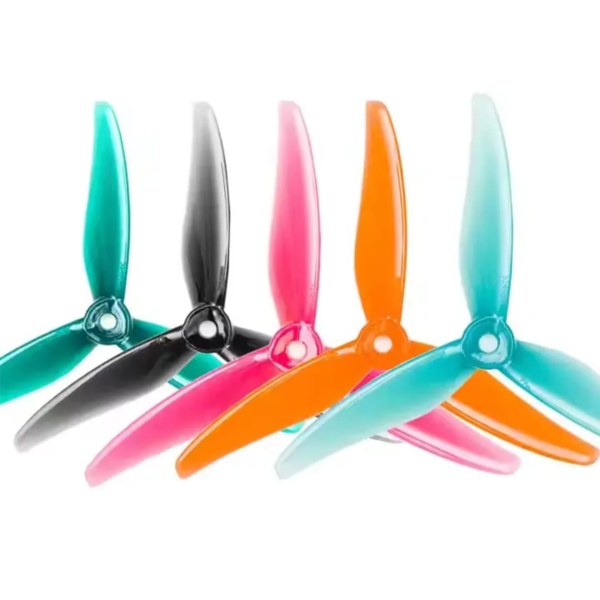 24pcs 51466 V2 5inch Tri-CW CCW Propellers Compatible With Brushless Motors Compatible With Racing Drones(12 PAIR MIX COLOR)